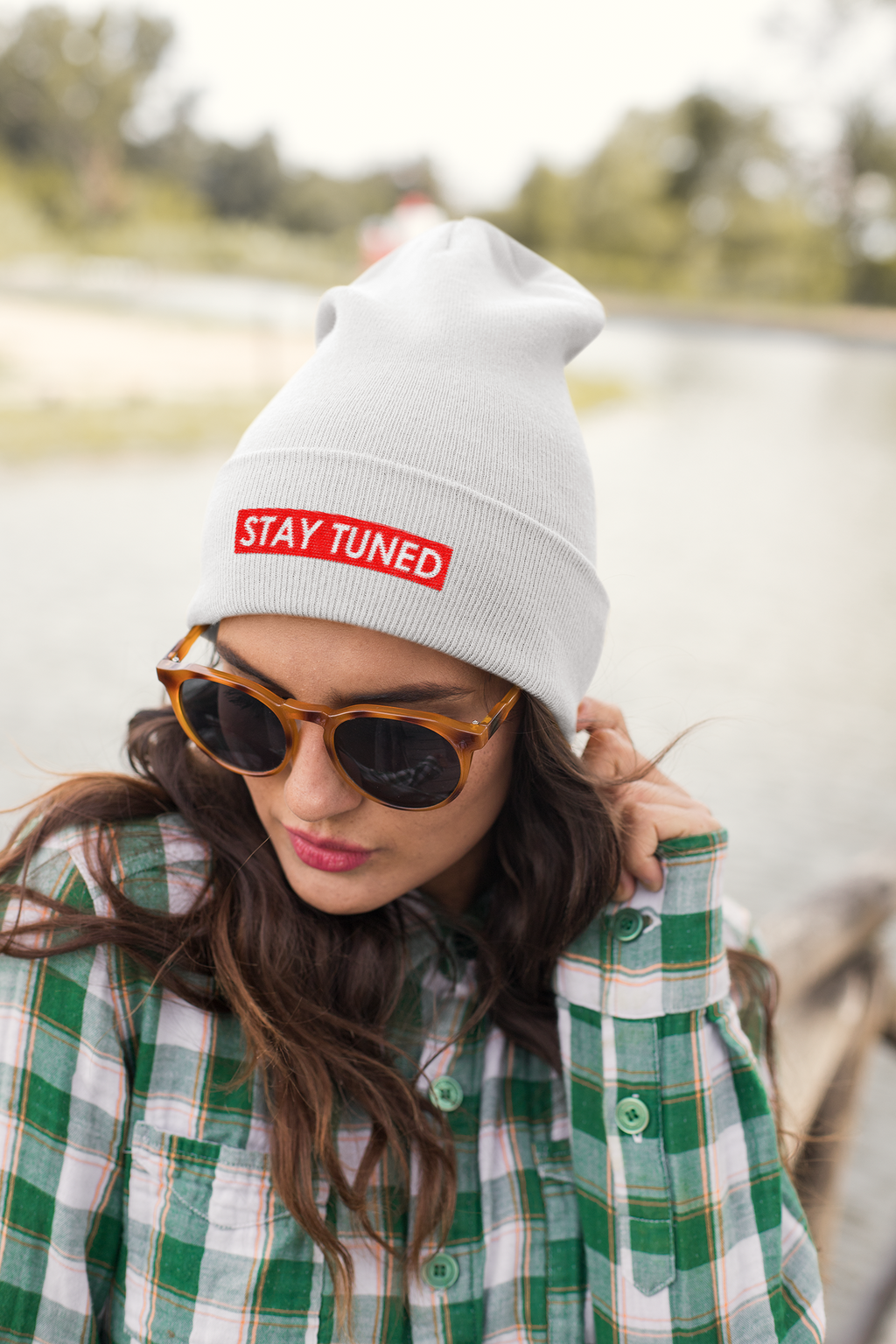 Stay Tuned Cuffed Beanie