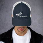 Navy and white Tuna No Crust hat in automotive apparel - Modified Street Style