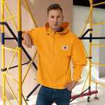 Man wearing a yellow JDM themed Japan Flag rain jacket - Modified Street Style