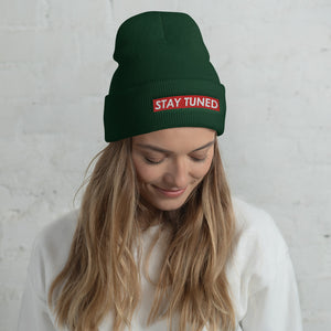 Stay Tuned Cuffed Beanie