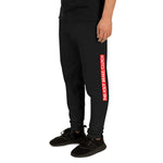 Black automotive joggers in car clothing - Modified Street Style