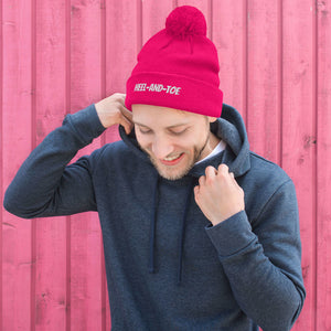 pink custom beanie - Modified Street Style