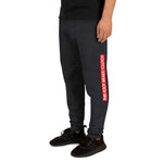 Black automotive joggers in car clothing - Modified Street Style
