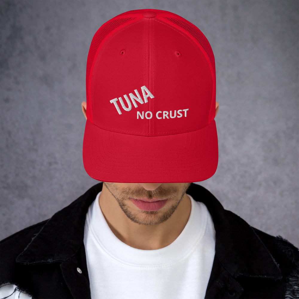 Red Tuna No Crust hat in automotive apparel - Modified Street Style