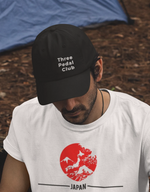 mean wearing a Three Pedal Club Dad Hat in automotive apparel - Modified Street Style
